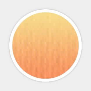 Sunrise Gradient Stripes Magnet